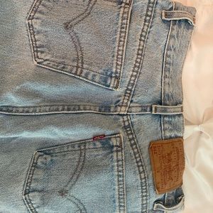 Used Levi light washed jeans